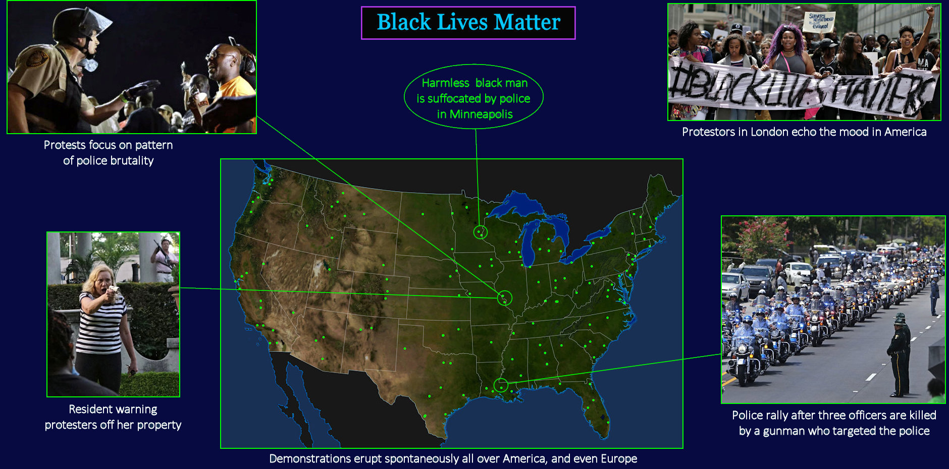 #BlackLivesMatter, Rodney King protests, 2015